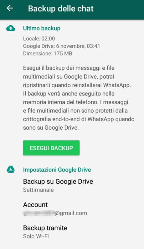 come recuperare le chat di whatsapp