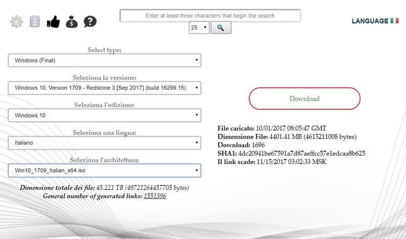 scaricare iso windows 10