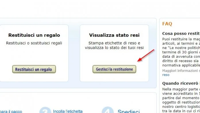 RESO AMAZON: GUIDA PER RESTITUIRE UN PRODOTTO