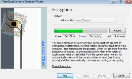 Criptare le cartelle Veracrypt