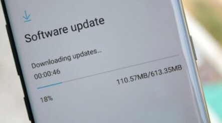 download dell'aggiornamento software update smartphone