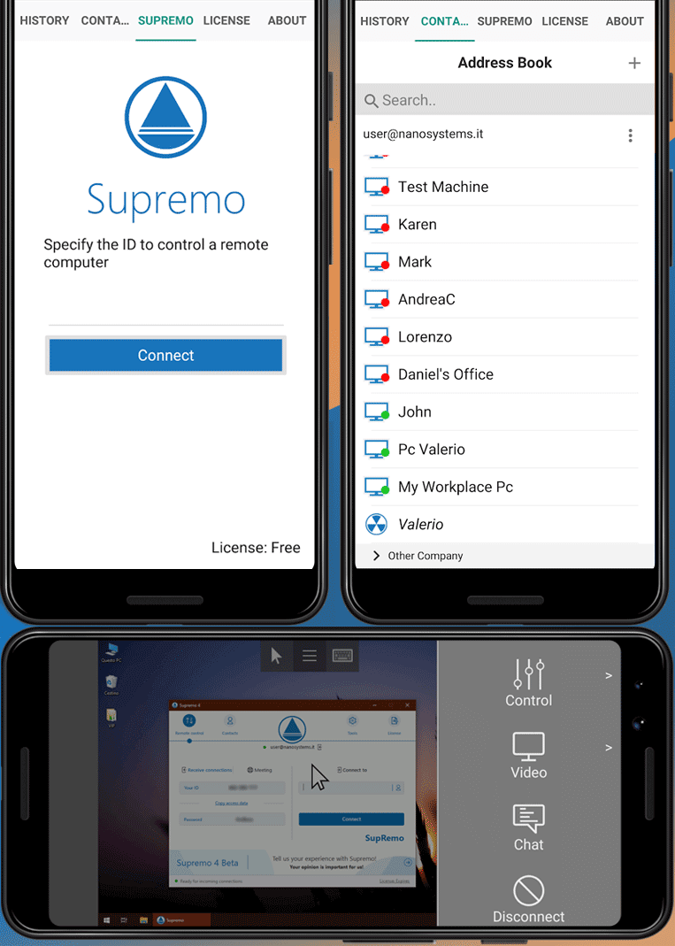 supremo android hires