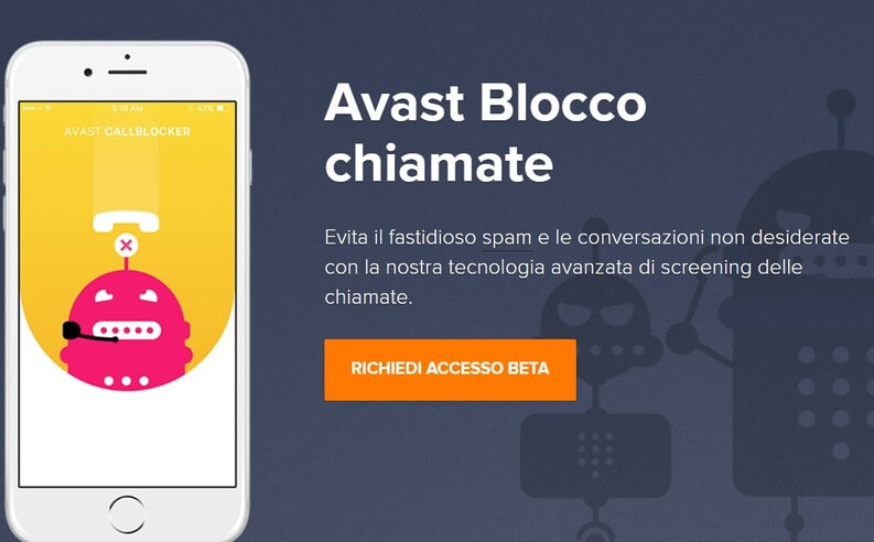 Avast blocco chiamate su iOS