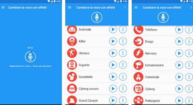 app per cambiare la voce con effetti