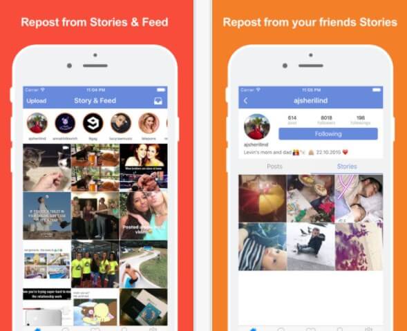 Ins Story Repost for instagram stories iOS 