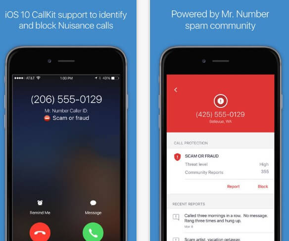 Mr. Number Call Block - app per evitare spam telefonico