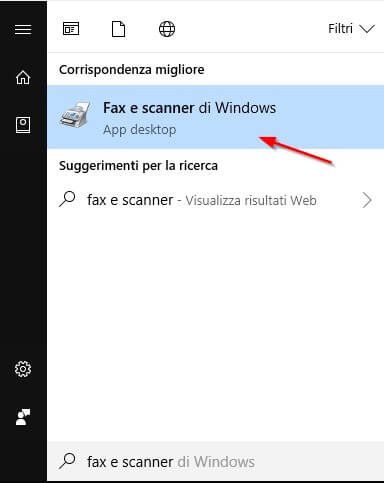 Scanner di windows