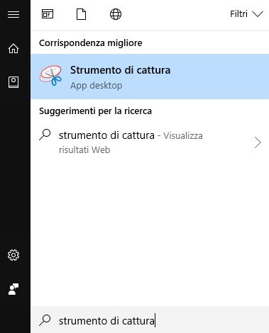 Strumento di cattura Windows