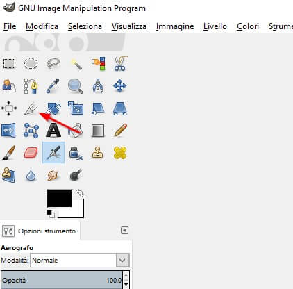 Taglia immagine gimp