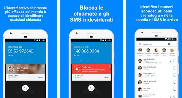 bloccare telefonate android con Truecaller