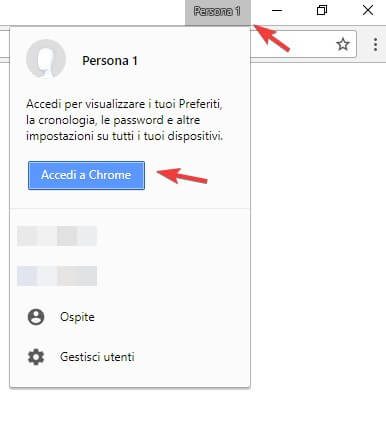 esportare preferiti Chrome