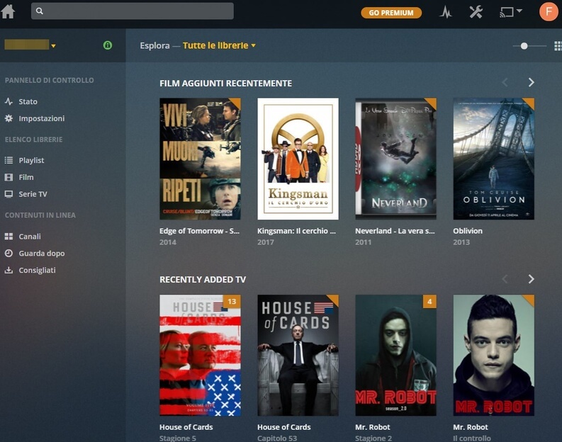 Plex media server