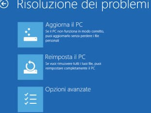 Reimpostare il PC