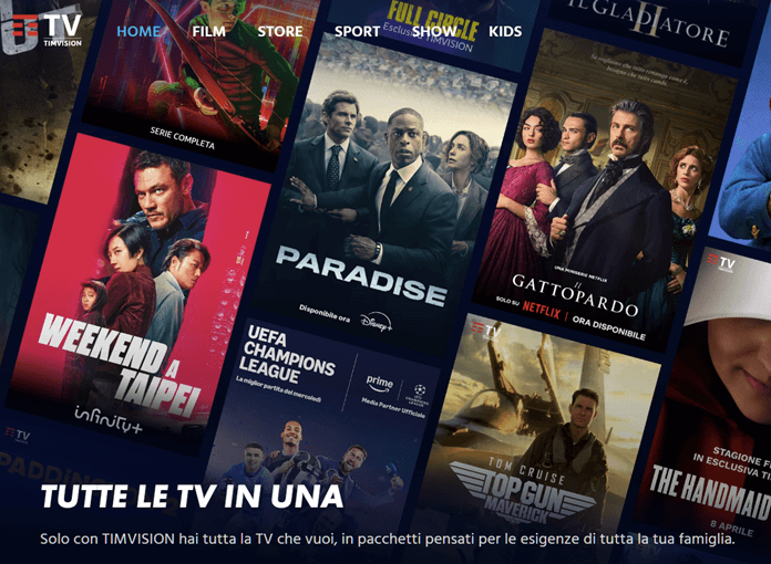 TIMVISION Alternativa A Netflix