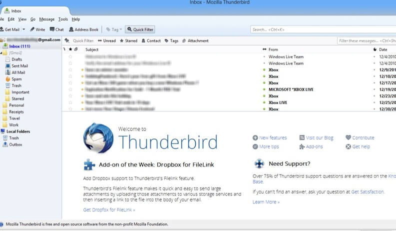 mozilla thunderbird