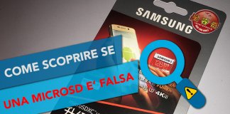 scoprire microsd falsa