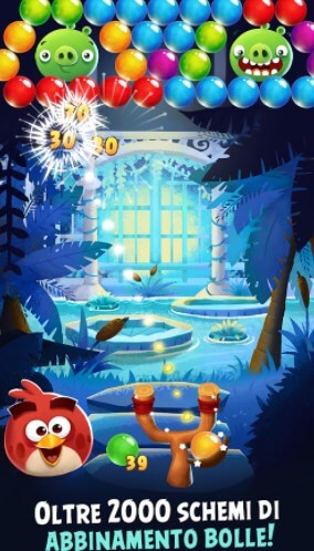 Angry Birds nella variante gratis Bubble_Shooter