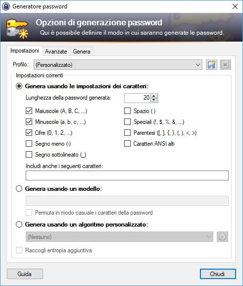 Generatore di password