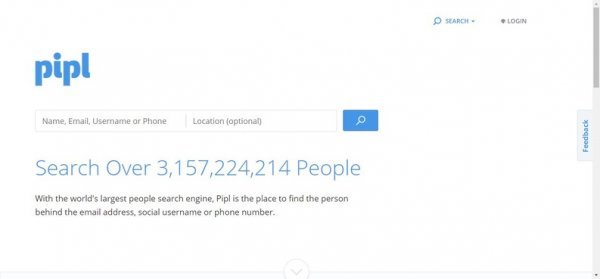 Pipl - servizio online per la ricerca di profili social
