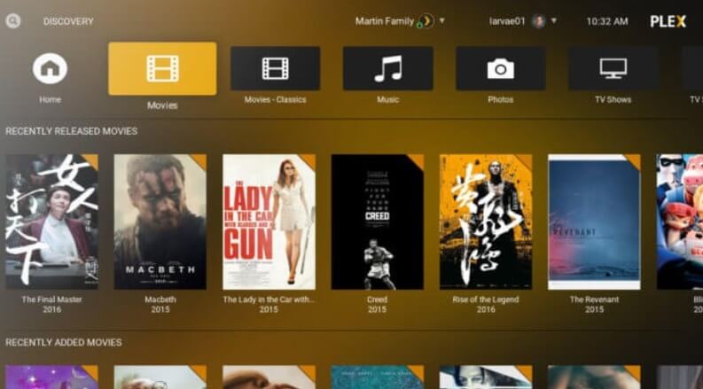 Plex su Kodi