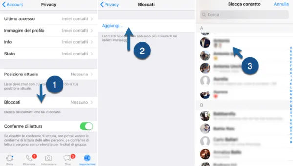 Come bloccare un contatto su WhatsApp | GiardiniBlog