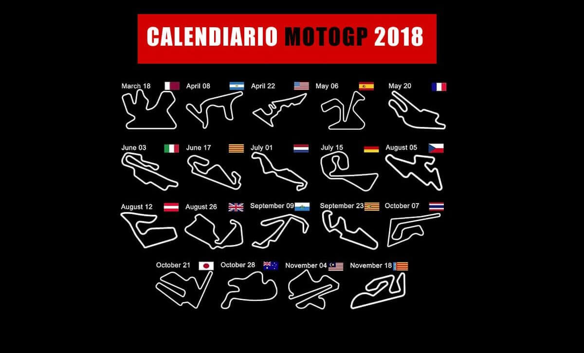 calendario motogp 2018