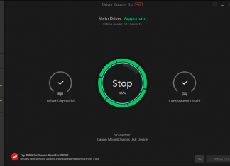 driver booster 6 interfaccia