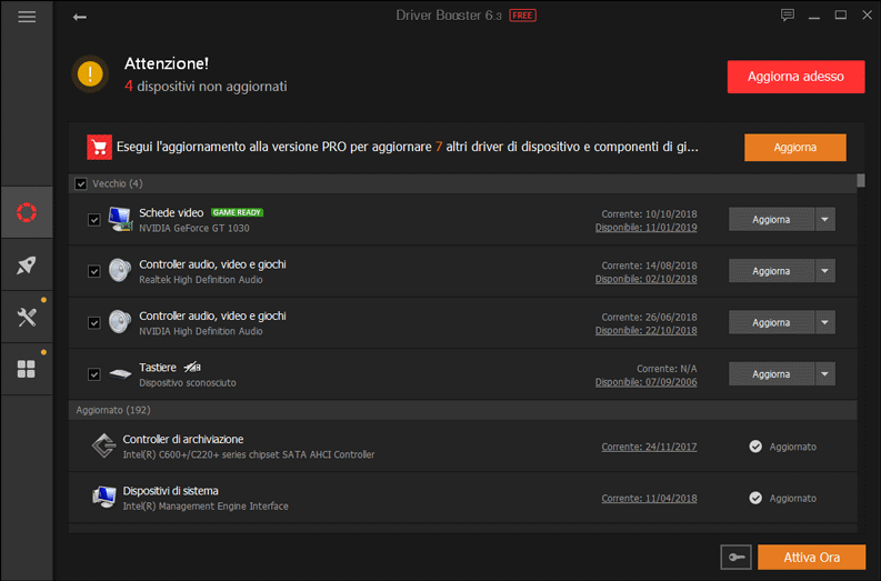 driver booster aggiornamento driver