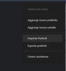 Importa Preferiti Su Chrome