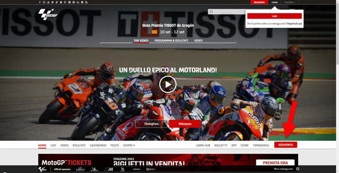 Videopass Motogp