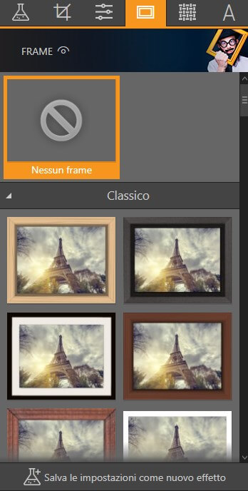 Wondershare Photo Editor Frame cornici