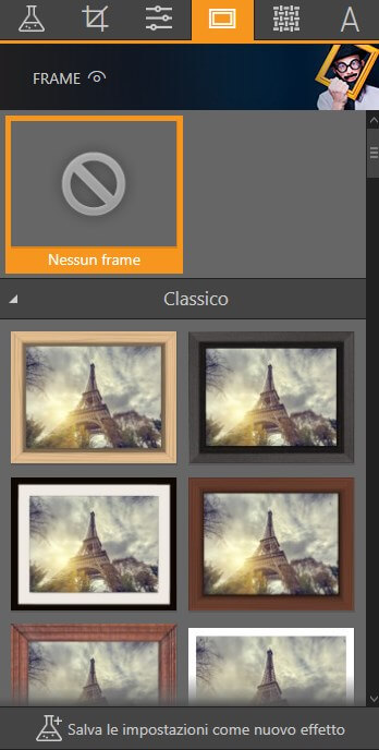 Wondershare Photo Editor Frame cornici