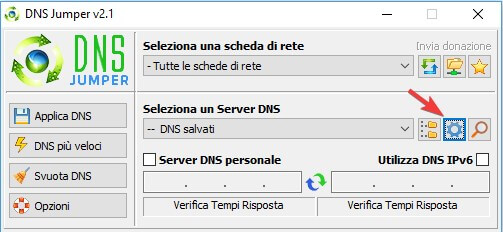 Impostazioni DNS