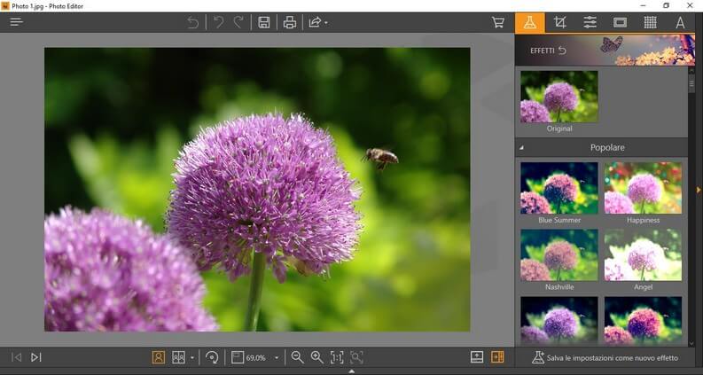 Interfaccia Wondershare Fotophire convert