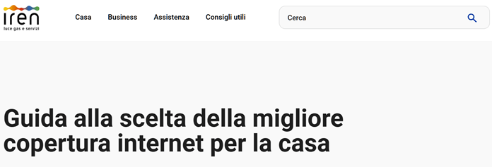 Iren Copertura Fibra