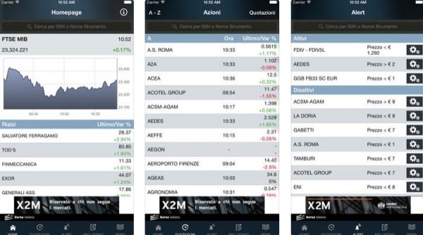 Borsa Italiana su App