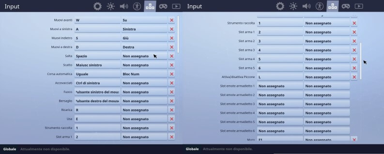 configurazione tasti fortnite ps4