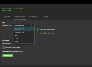 IPVanish: recensione lista server
