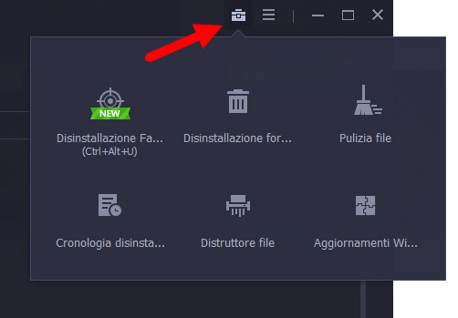 strumenti di iobit uninstaller 8