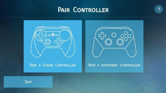 Collega controller a Steam Link