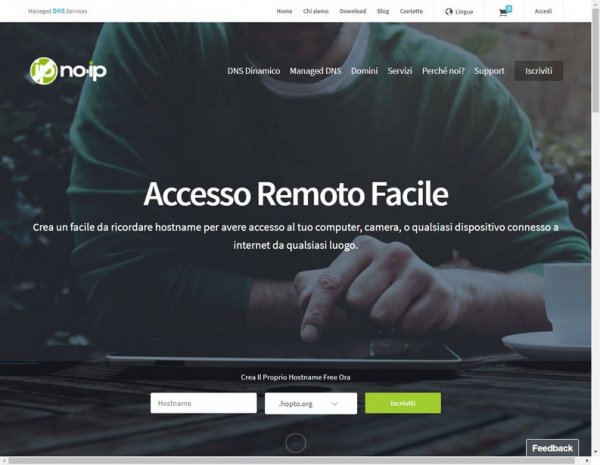 Accesso remoto tramite DDNS