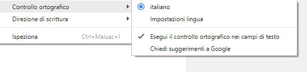 Controllo ortografico Google