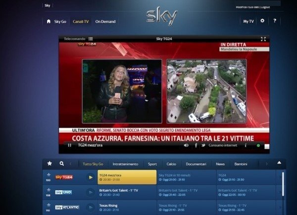 sky go e chromecast