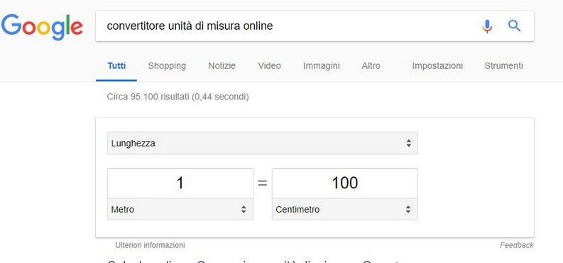 Google convertitore