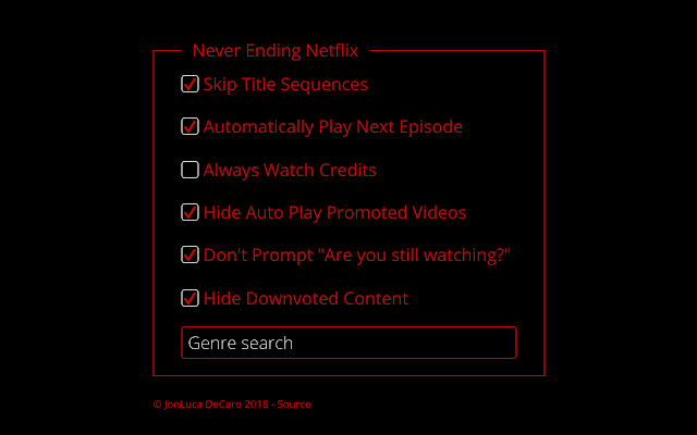 Never Ending Netflix