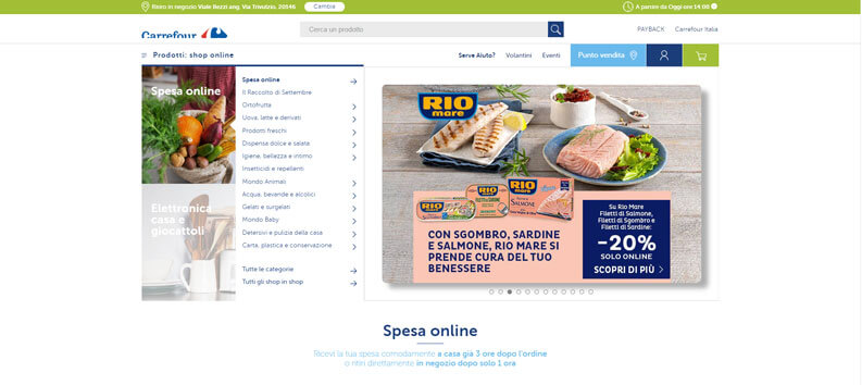 carrefour spesa online