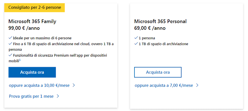 Office In Abbonamento Microsoft 365