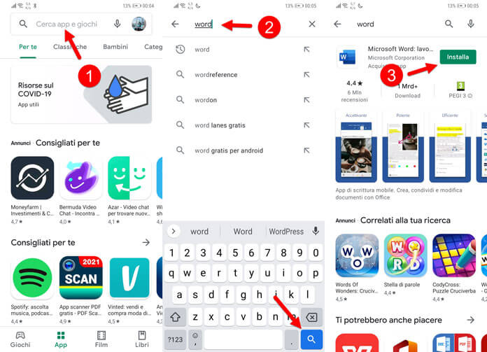 Scaricare Office Word Per Android