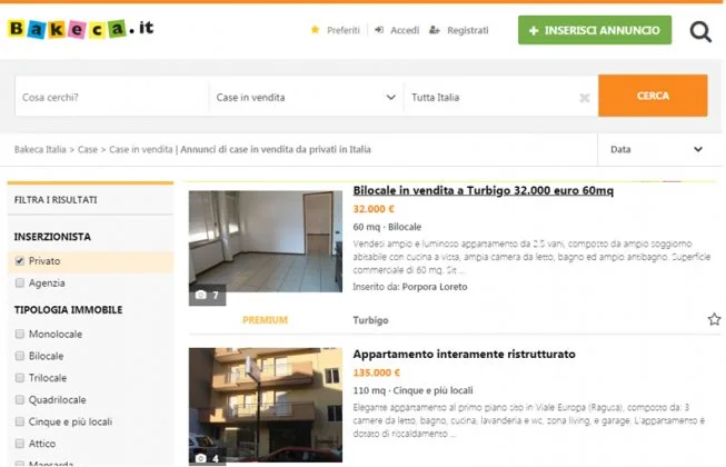 Migliori siti per cercare casa in vendita o affito da privati