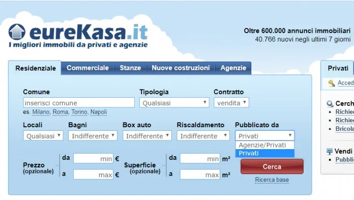 Migliori siti per cercare casa in vendita o affito da privati
